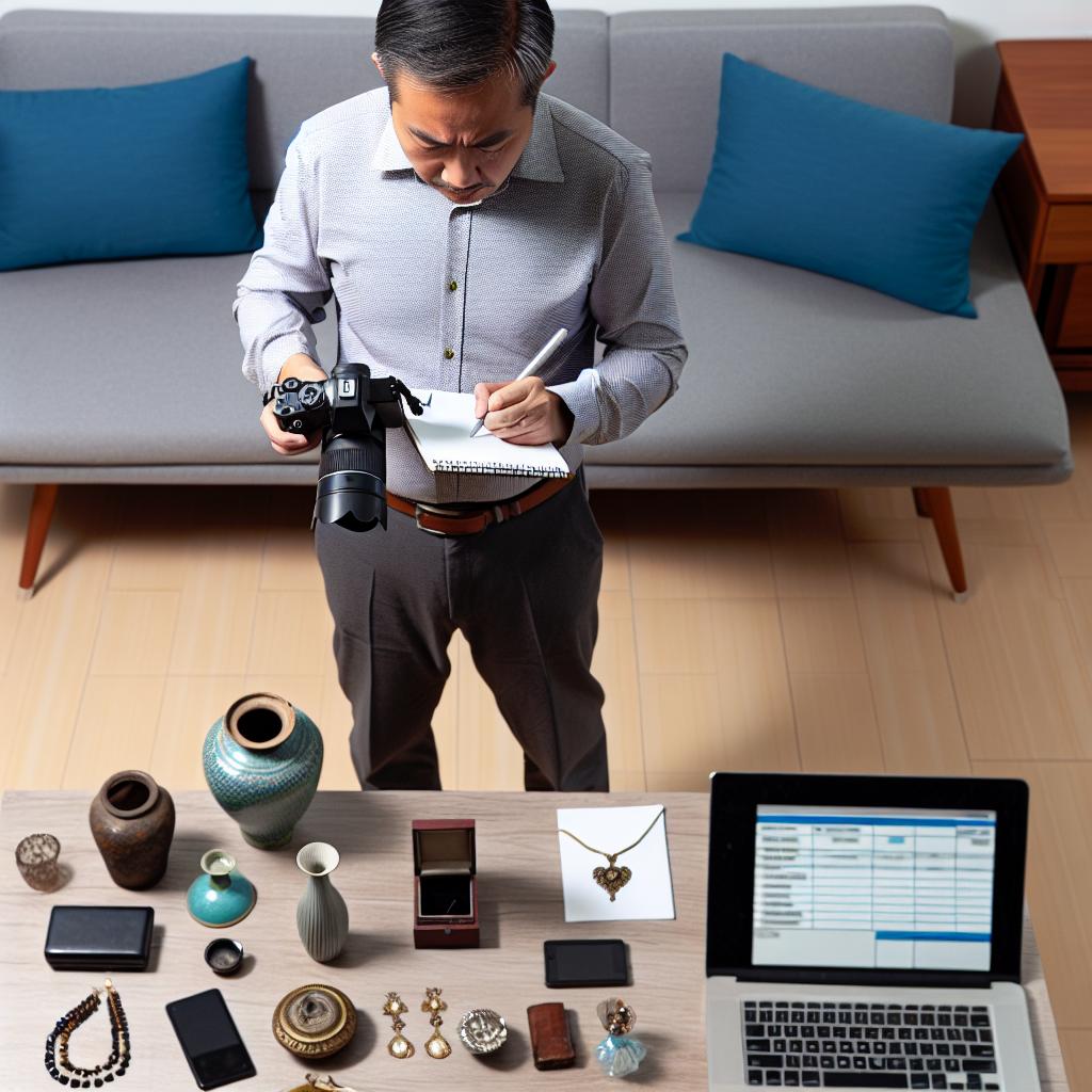 How to document your belongings for insurance claims.