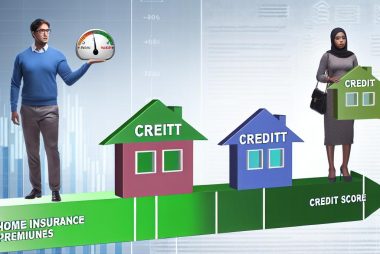 The impact of credit scores on home insurance premiums.