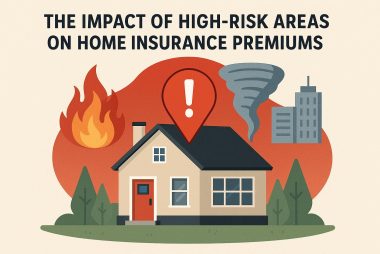 The impact of high-risk areas on home insurance premiums.