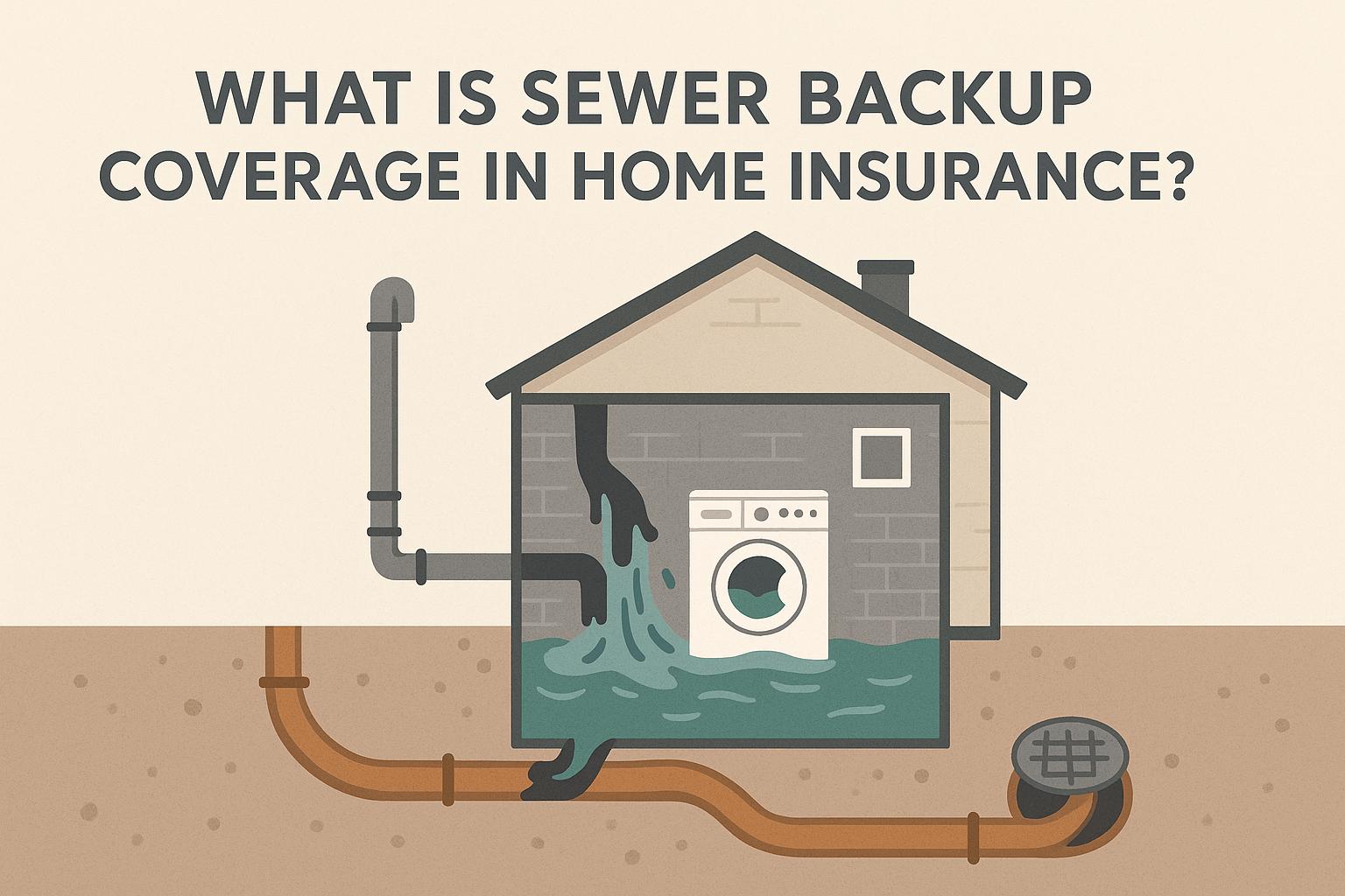 What is sewer backup coverage in home insurance?
