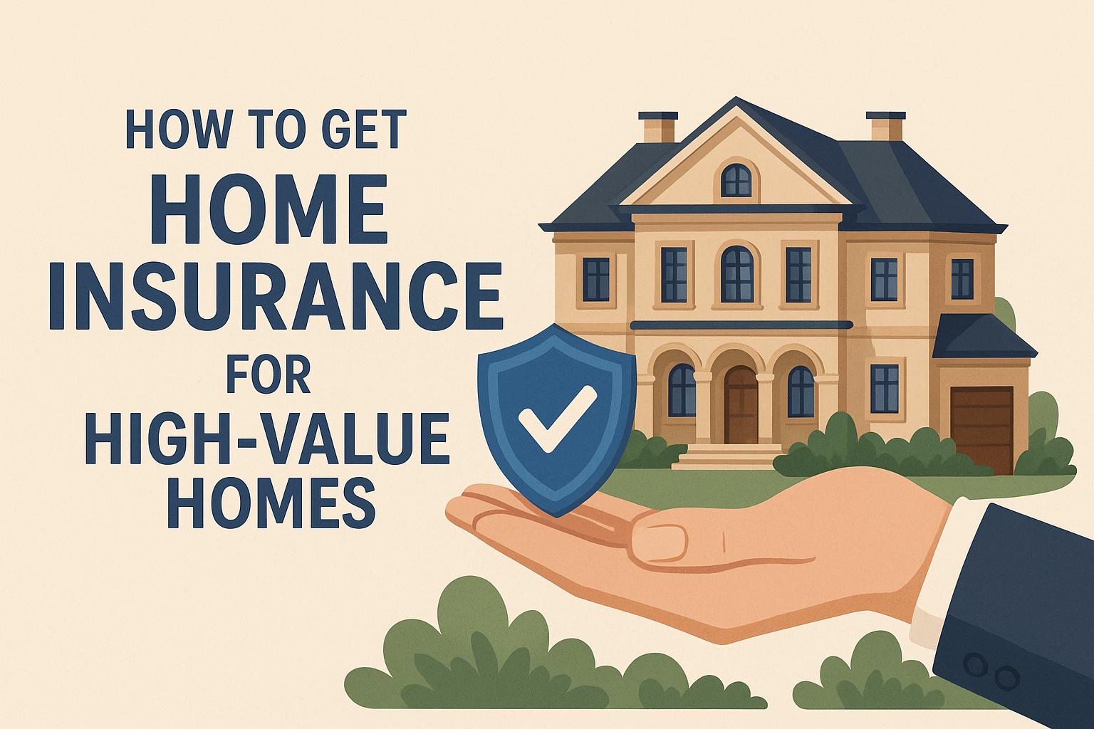 How to get home insurance for high-value homes.