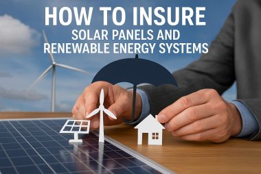 How to insure solar panels and renewable energy systems.