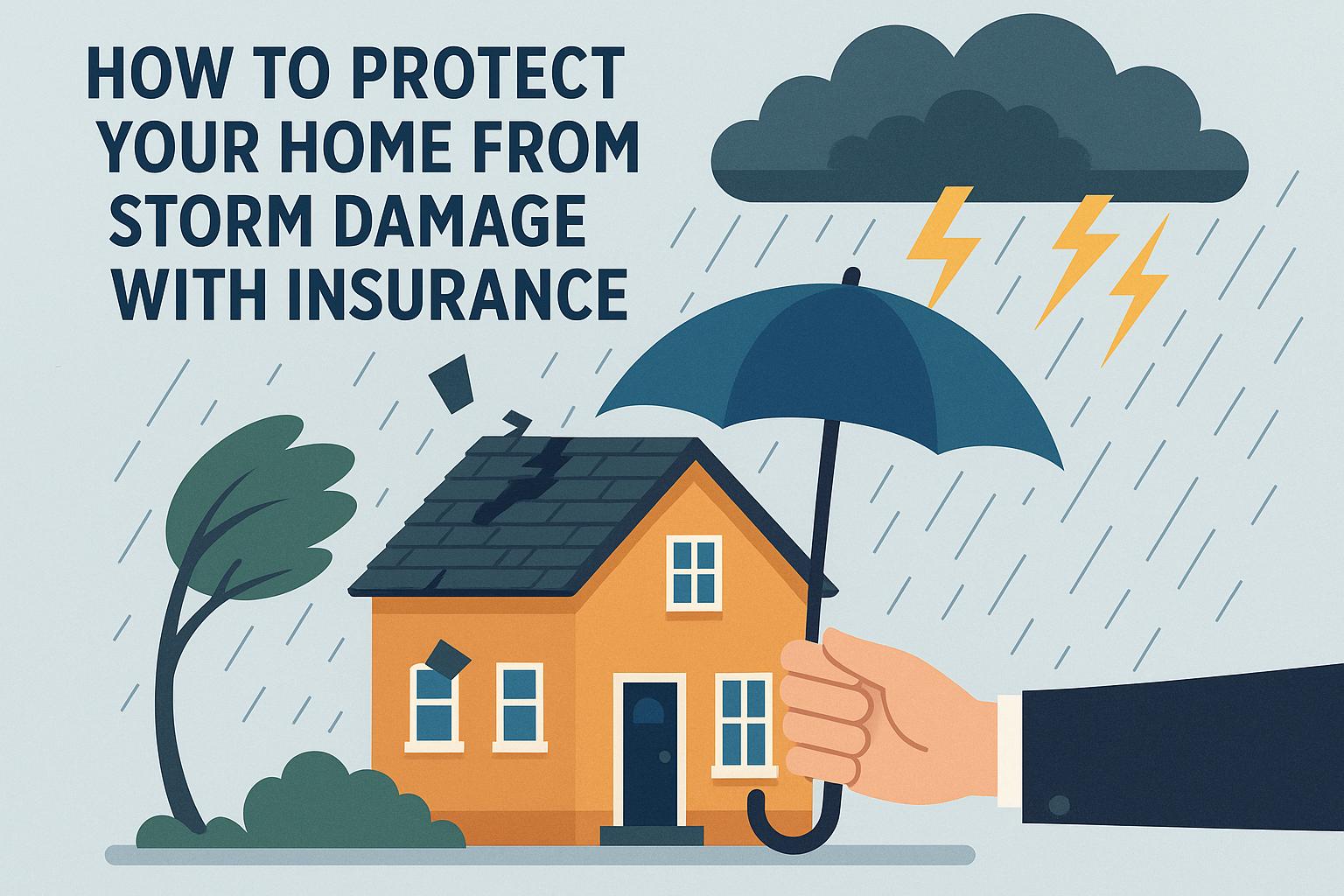 How to protect your home from storm damage with insurance.