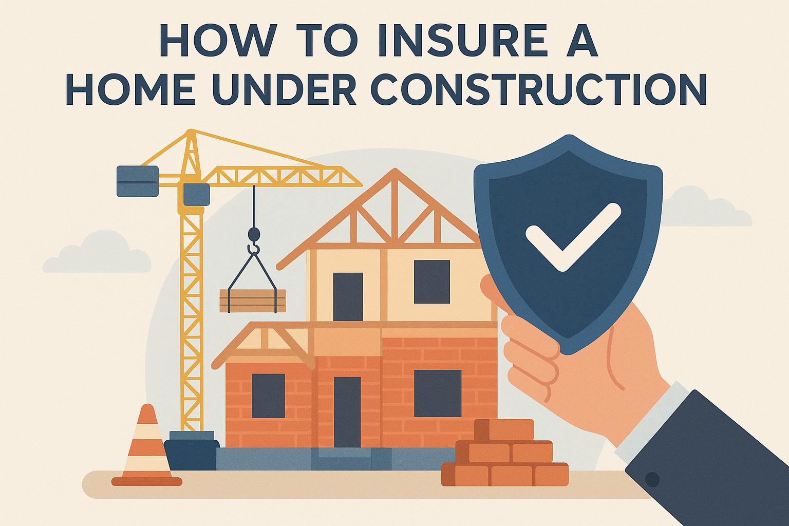 How to insure a home under construction.