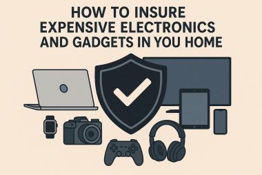 How to insure expensive electronics and gadgets in your home.