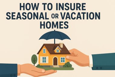 How to insure seasonal or vacation homes.