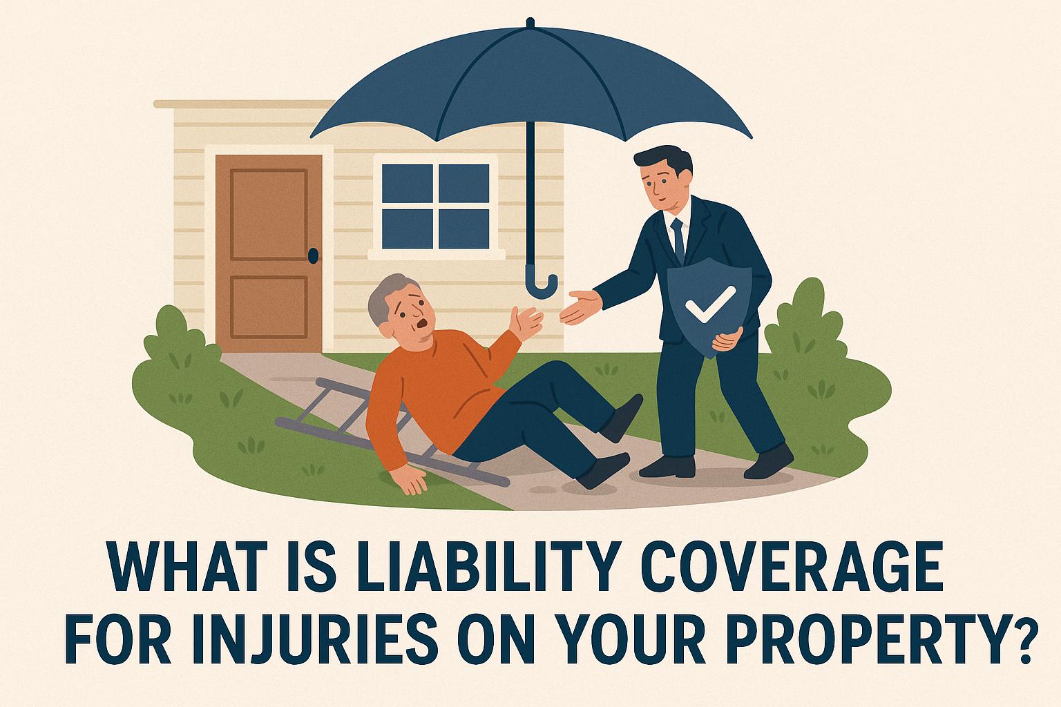 What is liability coverage for injuries on your property?