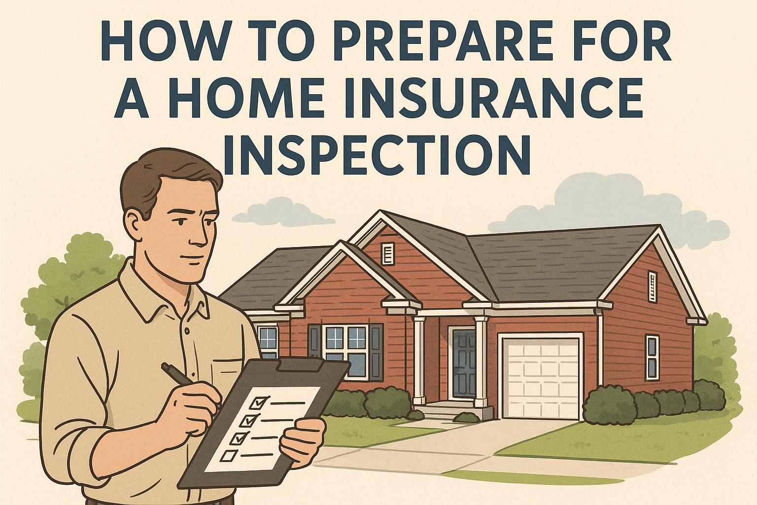 How to prepare for a home insurance inspection.