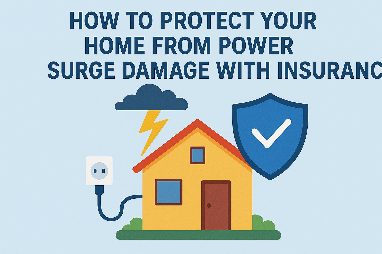 How to protect your home from power surge damage with insurance.