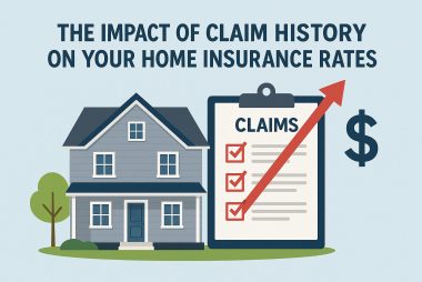 The impact of claim history on your home insurance rates.