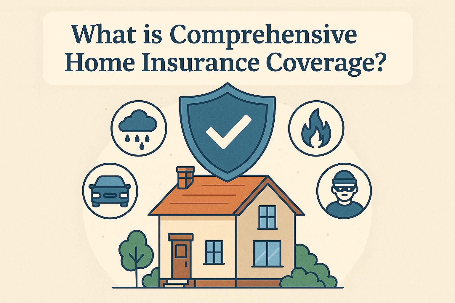 What is comprehensive home insurance coverage?