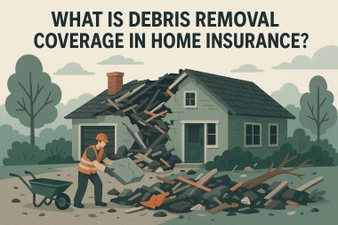 What is debris removal coverage in home insurance?