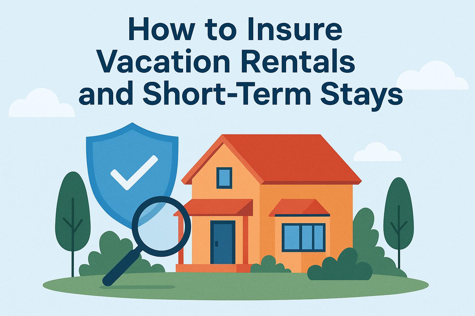 How to insure vacation rentals and short-term stays.
